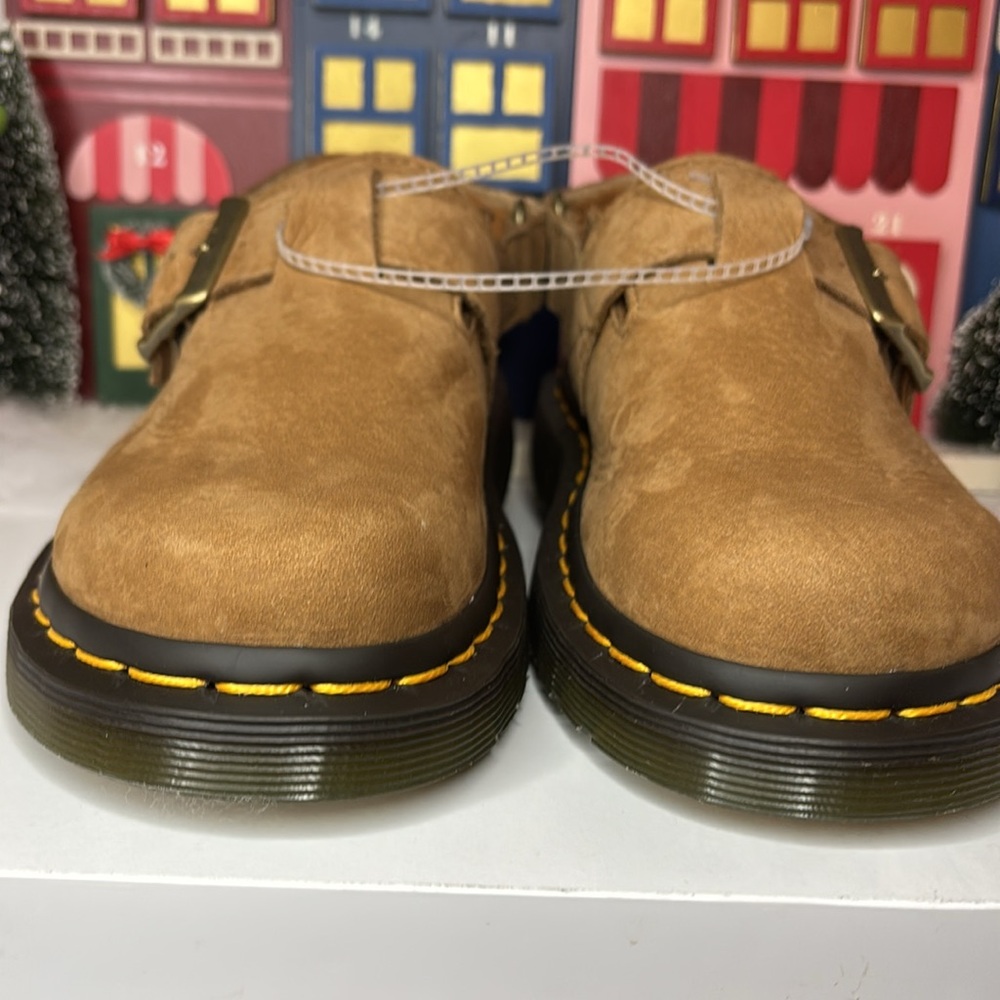 Dr. Martens Jorge II Slingbacks Mule Sandal Suede Brown Light Sand Women's 5 NEW - Picture 4 of 9